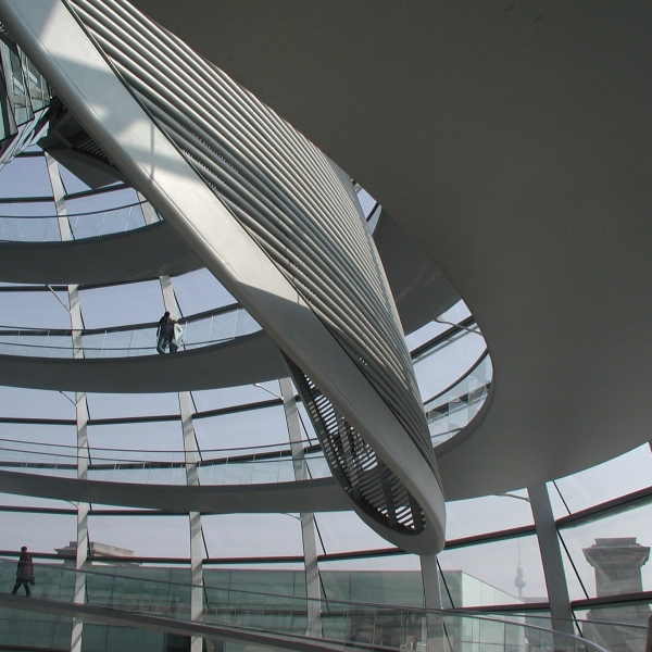 Führung durch die Glaskuppel des Reichstages