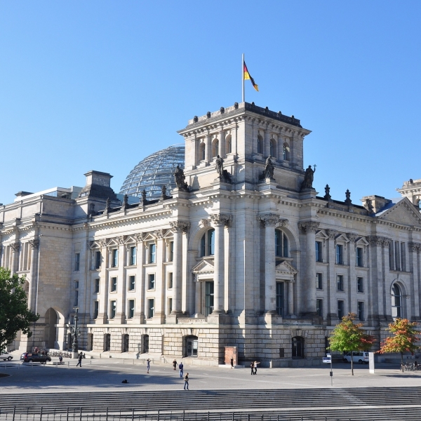 Außenansicht des Berliner Reichstag